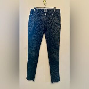 Y2K Era Tripp NYC Gray Leopard Pants Juniors Size 9